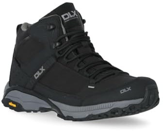DLX Herren Renton Trekking-& Wanderhalbschuhe, Schwarz (Black Black), 40 EU