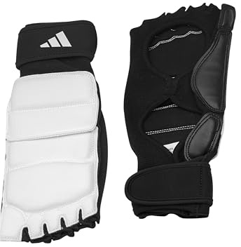 adidas Unisex's WT Taekwondo Fighter Socks Protector Pads Foot Guards Protection