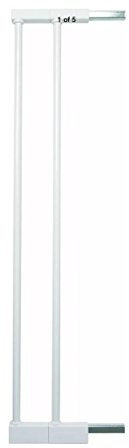BabyDan Verlängerung Extend-A-Gate, 2 x 7 cm, Weiß: für druckmontierte BabyDan Schutzgitter Premier, Danamic, Two Way Auto Close und SlimFit - hergestellt in Dänemark