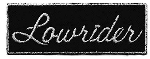 AUFNÄHER - Lowrider Car - 04053 - Gr. ca. 9 x 3 cm - Patches Stick Applikation