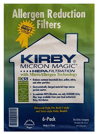 Kirby Original - Sacchetto filtro antiallergenico, serie G10 Sentria F-Style