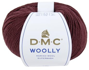 DMC Woolly Yarn, Burgandy (053), 50g