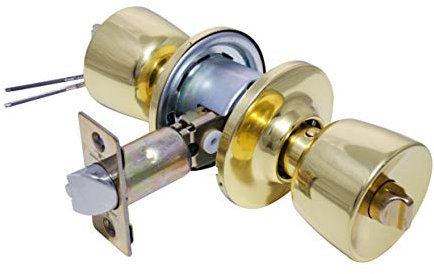 Tesa Assa Abloy 3500U0LP Jeu de poignées TULIPA pour portes en laiton poli Fonction 00 TULIPA