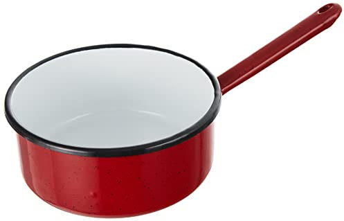 IBILI - Saucière Promo extra, 16 cm, Acier émaillé, Compatible avec l’induction