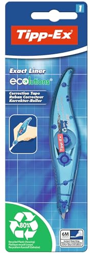Tipp-Ex Exact Liner ECOlutions Correction Tape,white, Pack of 1
