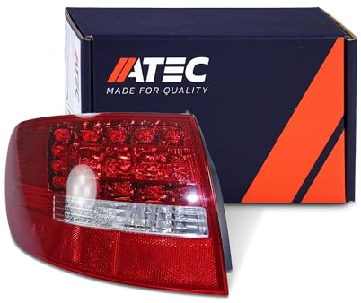 ATEC Germany 1x Heckleuchte links außen mit LED ohne Lampenträger Kompatibel mit A udi A6 Allroad C6 (4FH), A6 C6 Avant (4F5)