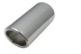 Vivol Auspuffblende universal Edelstahl 63mm Anschluss 50-60mm