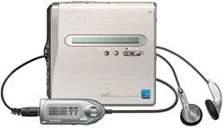 Sony MZ-NH1 Silver Hi-MiniDisc Walkman