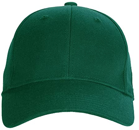 Beechfield Unisex Low Profile Heavy Brushed Cotton Baseball Cap (One Size) (Forest)