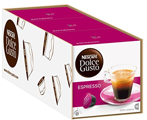 NESCAFÉ Dolce Gusto Espresso Coffee Pods, 16 Capsules (16 Servings)