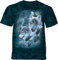 The Mountain T-Shirt Dreamcatcher Wolf Collage Small