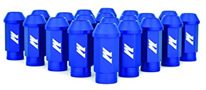 Tuercas de bloqueo para neumáticos Mishimoto MMLG-15-LOCKBL, de aluminio, M12 x 1,5, color azul