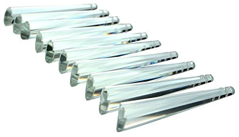 Sun selbst 100 mm OX Bein Eiszapfen Kristall Prismen, 10 Stück