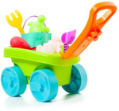 Moltó Strandwagen – mit Strandspielen, Bauen, Graben und Spaß im Sand