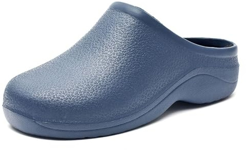Womens, Comfortable, Easy Slip-On Garden Clogs/Mules| Waterproof, Durable & Lightweight | Easy to Clean, Machine Washable, Versatile, Non Slip Shoes with Removable Insoles UK 4 / EU 37 Navy