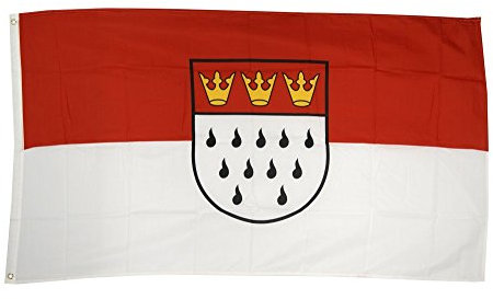 Flaggenfritze Fahne/Flagge Deutschland Stadt Köln + gratis Sticker