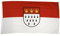 Flaggenfritze Fahne/Flagge Deutschland Stadt Köln + gratis Sticker