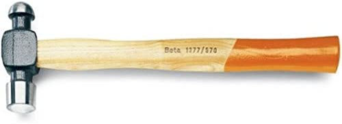 Beta 1377 900 - Martelli con testa tonda e penna sferica per calderai e lattonieri manico in legno