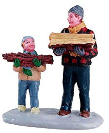 Lemax Christmas Village Firewood For The Hearth - 02807