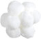 Trimits PP5W weiße Pompons für die Spielzeugherstellung, 50 mm, 25 Stück