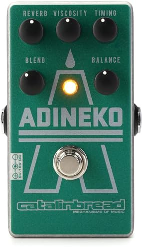 Catalinbread Adineko Oil Can Analog Delay/Reverb Pedal - Authentic Tape Echo Emulation, Adjustable Viscosity, Timing, Blend, and Balance Controls for Electric Guitar Transformative Sound
