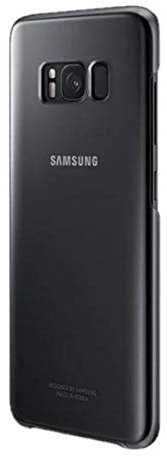 Samsung EF-QG955CBEGWW Clear Cover (geeignet für Samsung Galaxy S8+) grau