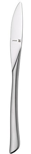 WMF Virginia Vorspeisenmesser, Dessertmesser 20,9 cm, Frühstücksmesser eingesetzter Klinge, Cromargan protect teilmattiert, kratzbeständig, spülmaschinenfest
