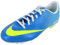 Nike Chaussures de Foot Mercurial Victory IV FG pour Enfants Neptune/Volt/Bleu/Rose - Taille 1