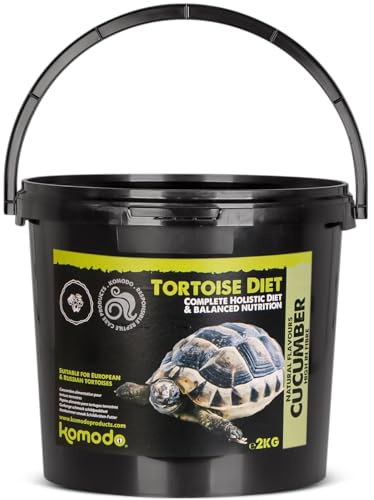 Komodo Tortoise Food Cucumber 2kg | High-fibre grazing food for Hermann, Horsfield & Mediterranean tortoises – natural, low protein, feed with fresh greens