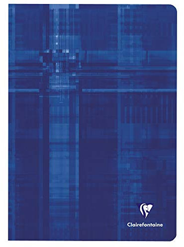 Clairefontaine 3102C - Schulheft / Heft DIN A4 21x29,7cm, 24 Blatt 90g, kariert 5x5 mm, geheftet, farbig sortiert, 1 Stück