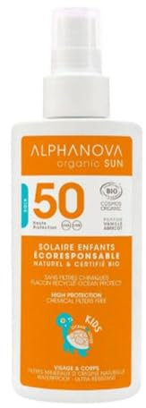 Alphanova Kinder-Sonnenspray SPF 50, Bio, 125 ml