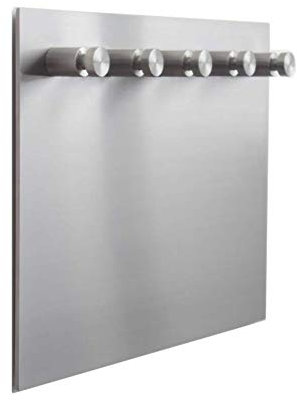 Melingo Edelstahl Schlüsselbrett rechteckig