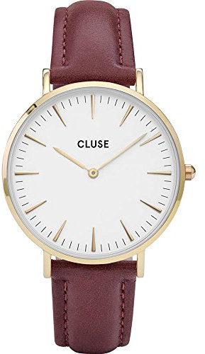 Cluse Damen Armbanduhr Analog Quarz Leder CL18415