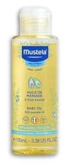 Mustela Baby Oil for Normal Skin, 100 Millilitre