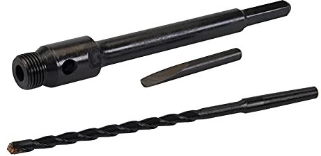 Dapetz ® 200mm Hex Core Drill Arbor with Ejector Drift & Pilot Drill