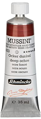 Schmincke - MUSSINI®, finest artist's resin oil colors, dark ocher - 35 ml