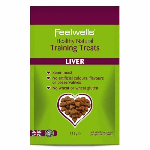Feelwells Semi Moist Liver Training Treats (Pack of 7),115 g (Pack of 7)
