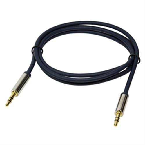 LogiLink Audio Anschlusskabel 3.5 Stereo gerade, 3,00m, dunkelblau