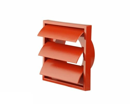 Extractor Fan Wall Terracotta Gravity Grill Grille Ventilation 4 5 & 6 (4 100mm)