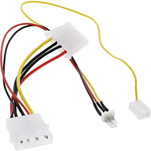 InLine Lüfter Adapterkabel 12V zu 7V mit Tachosignal 0,3m