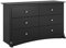 Black Sonoma Commode à 6 tiroirs pour enfant