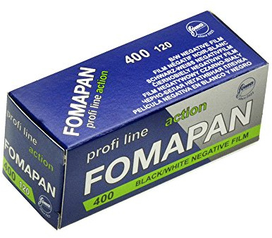 Foma Fomapan Fotofilm (400 ISO Schwarz-Weiß Negativ-120er Rollfilm