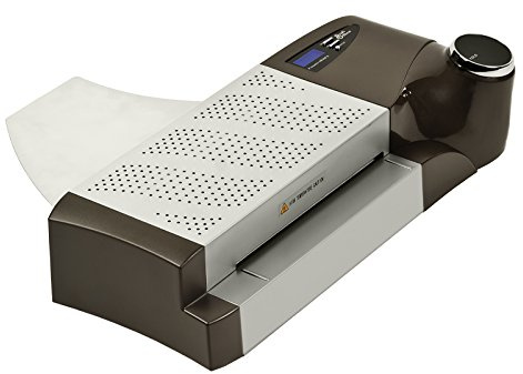 ProfiOffice Prolamic HR 230 D Profi Laminiergerät A4 | Gewerbe & Schule | 80-250 Mikron Heiß- & Kalt-Laminierer | 600 mm/Min High-Speed Non-Stop Dauerbetrieb | 1000W Heavy Duty Foliergerät