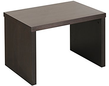 SAM Nachtkommode Ben 1 aus massiver, wengefarbener Kernbuche parkett, Nachttisch in schlichtem Design