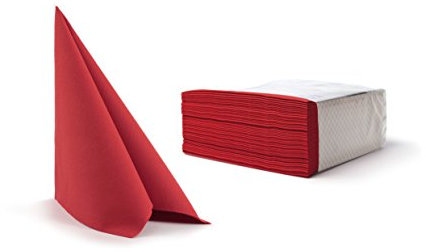 Alvotex Airlaid Servietten 40x40cm 50/1 - RED (048)