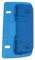Wedo 67803 Taschenlocher (Kunststoff zum Abheften für 8 cm Lochung, 2f ach, mit 12 cm Skala) blau