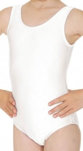 Roch Valley 'Joanne' Nylon/Lycra* Leotard White Ladies 12/14 Eu 40-42 (5)