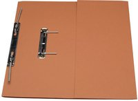 Invo Transfer Spring Files with Inside Pocket 315gsm 38mm Foolscap Orange Ref 400038600 [Pack 25]