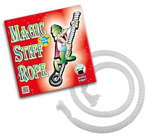 ProTriXX Stiff Rope Zaubertrick für Erwachsene | Indischer Seiltrick für Zauberkasten | Seil starr Zaubern | Zauber-Seil für Zauberer ab 14 Jahren | Professionelle Zaubertricks und Zauberartikel