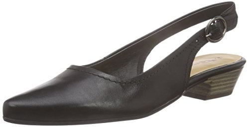 Tamaris 29400, Damen Slingback Pumps, Schwarz (Black Leather 003), 38 EU (5 Damen UK)